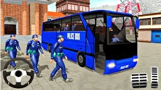 Uphill Offroad Police Bus Mountain Driving Simulator - Android Gameplay