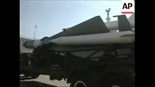 Military parade for 10th anniversary of country's independence
