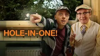 Wenn das Haus zum Golfplatz wird | Nicht nachmachen!