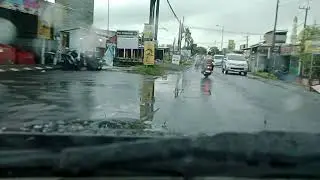 Kembali mendekati badai ges jadi hujan nya deres banget