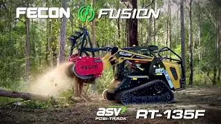 Australia's FIRST Fecon Fusion Mulcher with an ASV RT-135F Posi-Track