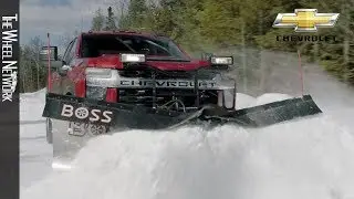 2020 Chevrolet Silverado Winter Plowing
