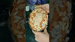 Gajar Ka Halwa Recipe | 3 KG Carrots, 2L Milk & Nuts | Easy & Delicious Winter Dessert 😋🥕 #shorts