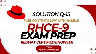Solution Q-15 | Creating web-content, link and permissions with Ansible | RHCE-9 (Exam Prep)