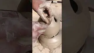 pottery with clay 🌸#shorts #video #viral #trending #pottery #clay #art #like #love #music #india