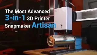 Snapmaker Artisan with 40W Laser Module and Rotary Module: Curved Surface Color Laser Engraving