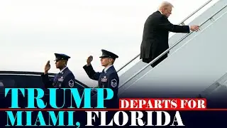 LIVE: President Donald Trump departs The White House, heads to Miami, Florida I USA