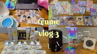 💎teume vlog #3 트메로그💎 MANYO FACTORY unboxing, 365 days with treasure, setting up my cd player [Ph]