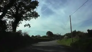Driving On The D31 & D20 From 22160 Ty Bourg To 22160 Saint Nicod&egrave;me, France  1st November 2017