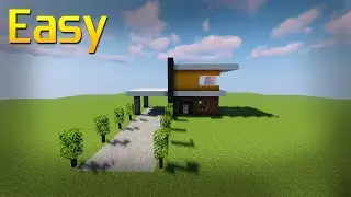 Mineraft Easy modern house tutorial