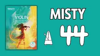 Misty by Erroll Garner | arr Garrick | Play Along | Trinity College London Grade 5 Violin Exams 2025