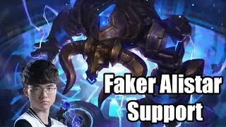 Faker - Alistar Support - 8.19 - Full Game - LOL #17
