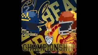 Pac 12 Championship / Cal vs USC / #CollegeBowl #NCAA #CollegeFootball #CFB26 #retro