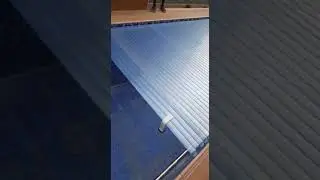 Automatic pool slat cover with bench