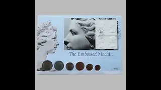 1999 Embossed Machin Portrait Multi Coin Cover - First Day Cover by Mercury Covers