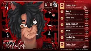 【WEEKLY SCHEDULE】Jan 5 - Jan 11 #TaigaChama #InvictaVT #Vtuber