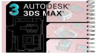 3DS MAX : create your walls with only one line