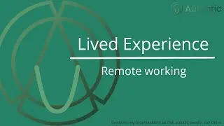 Remote working for autistic people