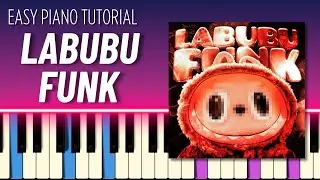 LABUBU FUNK (EASY PIANO TUTORIAL)