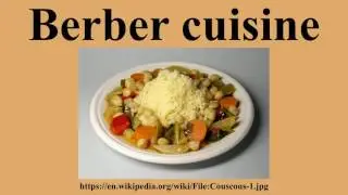 Berber cuisine
