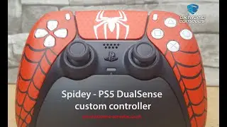 Spidey Webslinger Custom PS5 Controller