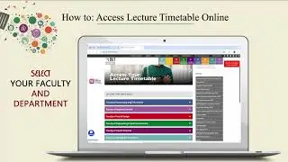 How to Access Lecture Timetable Online Video Guide English