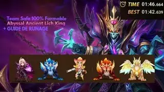 Team N&eacute;cropolis Boss Abyssal Safe 100% Farmable+Guide de Runage/-2 minutes (Summoners war sky arena)