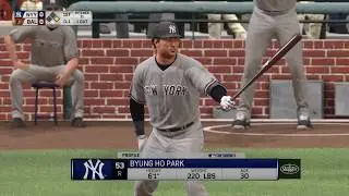 [PS4] MLB The Show 17 Byung Ho Park Home Run and Funny Bat Flip 박병호