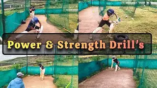 Cricket Batting Strength and power Drills | cricket coaching #cricandfit #cricket