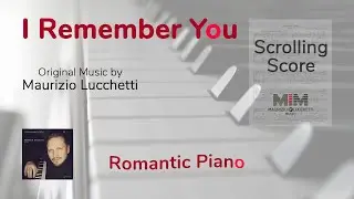 I Remember You (Scrolling sheet music) - Maurizio Lucchetti