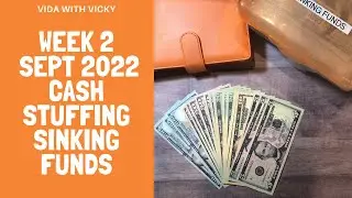 Cash Stuffing My Electronic Sinking Funds | Week 2 October 2022 | VidawithVicky