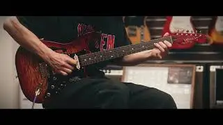 Momose MC-HOLLOW-FLAME TOCHI SP&rsquo;25/J Cherry Sunburst
