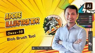 ব্লব ব্রাশ টুলের ব্যবহার | Blob Brush Tool | Illustrator | Basic to Advanced Course | OSDC