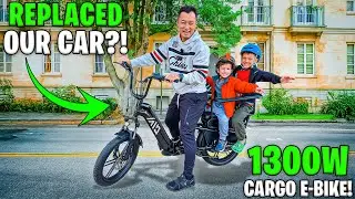 This Cargo E-Bike Replaced Our Car?! 😳 1300W Power + 450lb Capacity!