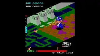 Super Zaxxon Arcade Gameplay Footage - Let's Play - Playthrough - Sega