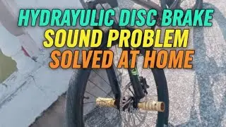 Hydraulic brake sound problem solved at home 🙂 in way #mtb freestyle #stunt #like #share #comment 