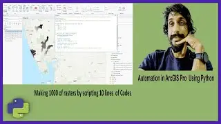 Python Automation in ArcGIS Pro/ArcMap | ArcPy Raster Calculator | 1,000 maps using simple codes