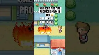 Why don&rsquo;t fire Pokemon spawn in fire 😂 #pokemon #shorts