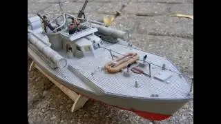 Revell's British Vosper MTB model static & RC