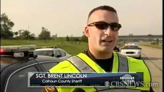 Heat causes Mich. road to buckle