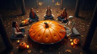 Calming Meditation with Halloween Atmosphere | 1 hour handpan music