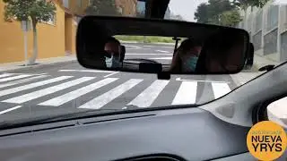Semáforos y stop conflictivos en el punto B