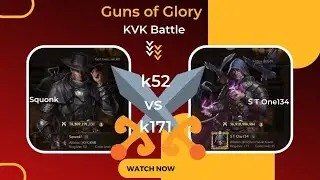 Guns of Glory KVK Battle (S T One134 k171 vs Squonk k52) #shorts