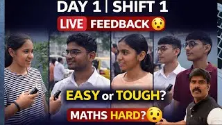 JEE Mains 2026 Day 1 Phase 1 LIVE Feedback 🔥 | Paper Level, Questions & Student Reactions