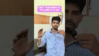 First Year BHMS Syllabus 2025 (New CBDC Batch) #BHMSTalks #bhmsstudents