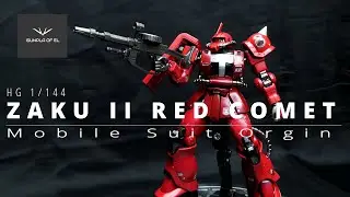 Gunpla CUSTOM | Zaku II Red Comet ver HG 1/144