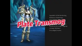 This Transmog Made Me the Undead Queen of Icecrown 😱（性感板甲怎么搭？这套亡骨风格幻化让你成为寒气女王！ ）