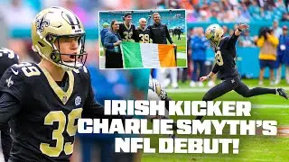 Charlie Smyth Hits A 56-YARD FIELD GOAL On His NFL Debut! 🇮🇪 😨 | NFL UK & Ireland