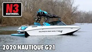 Катер Nautique G21 Reef Blue/Jet Black 2020 года выпуска - на воде || N3 Boatworks