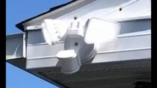 Harbor Freight Bunker Hill 2100 Lumins Outdoor Security Light Review and Installation Demonstration